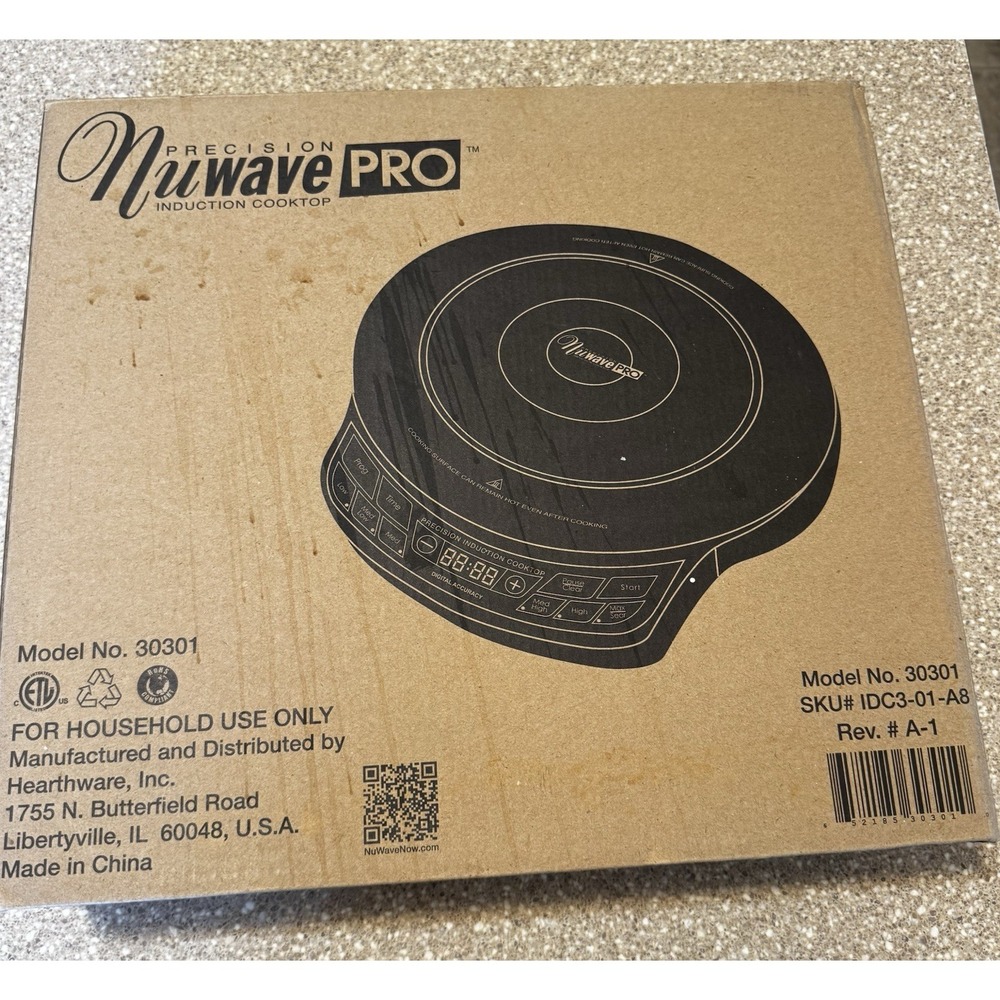 NuWave Precision PRO 30301 Induction Cooktop Induction Model 30301 NEW Free Ship